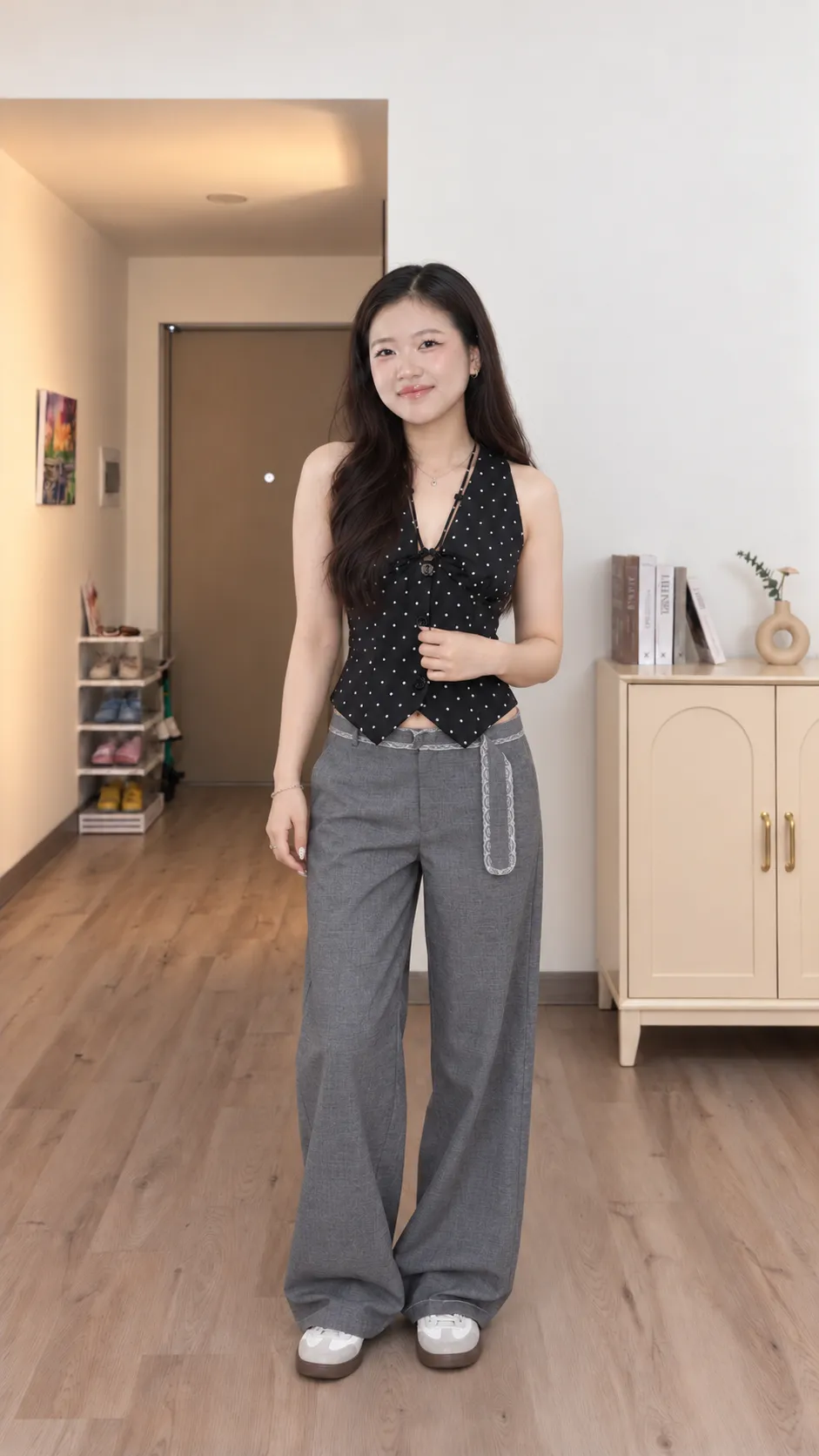 DALLA Phối đồ với gile nhún