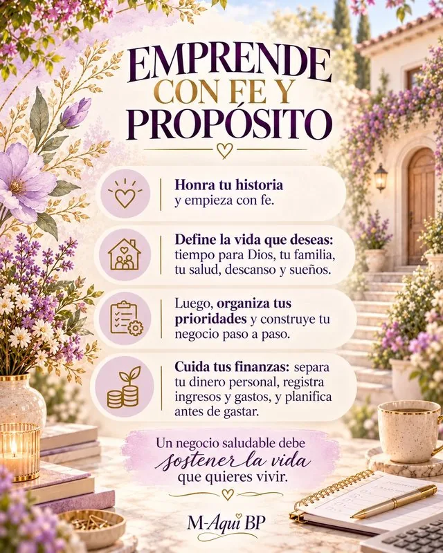 Publicación: Emprende con fe y propósito
