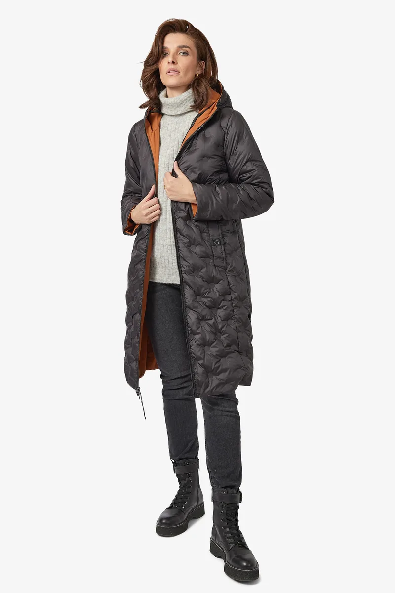Manteau réversible Frandsen — détail