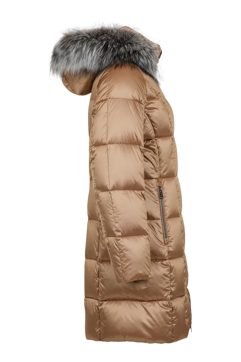 Doudoune avec fourrure véritable Frandsen — détail