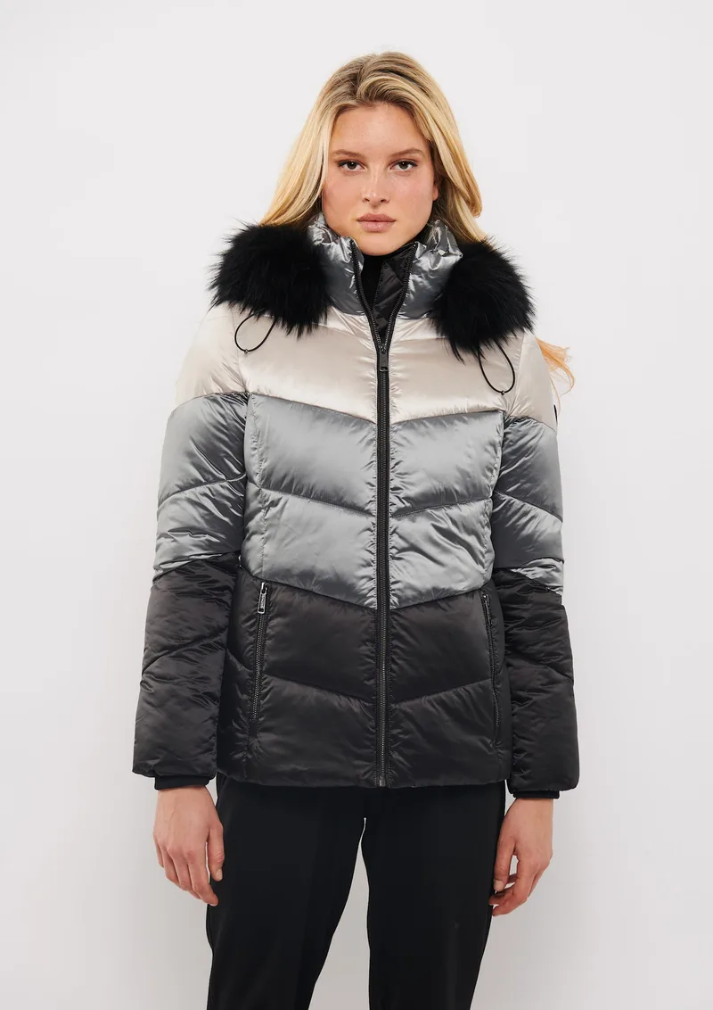 Veste avec fourrure véritable Frandsen — détail