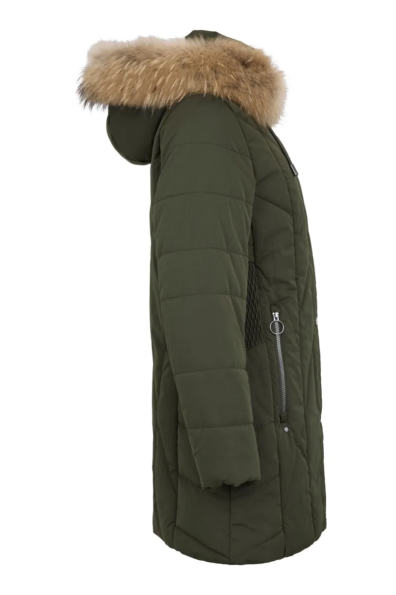 Veste avec fourrure véritable Frandsen — détail
