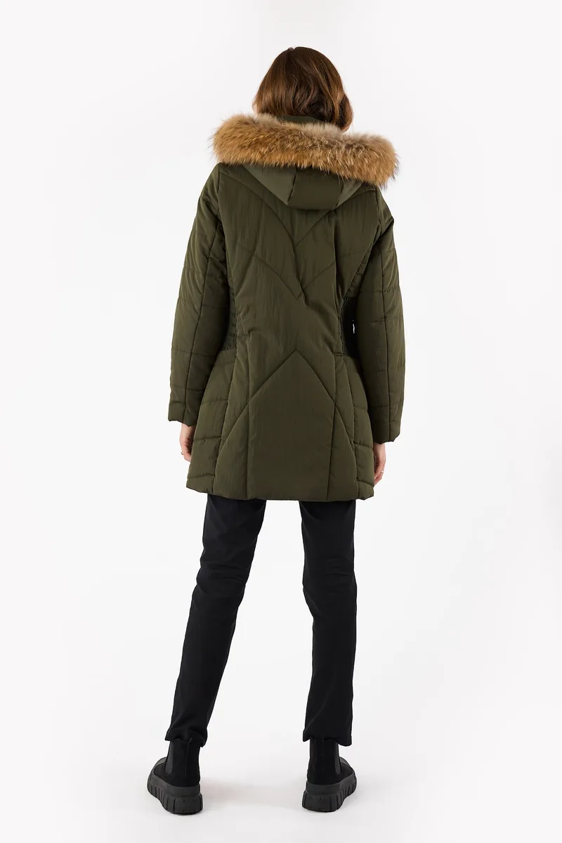Veste avec fourrure véritable Frandsen — détail