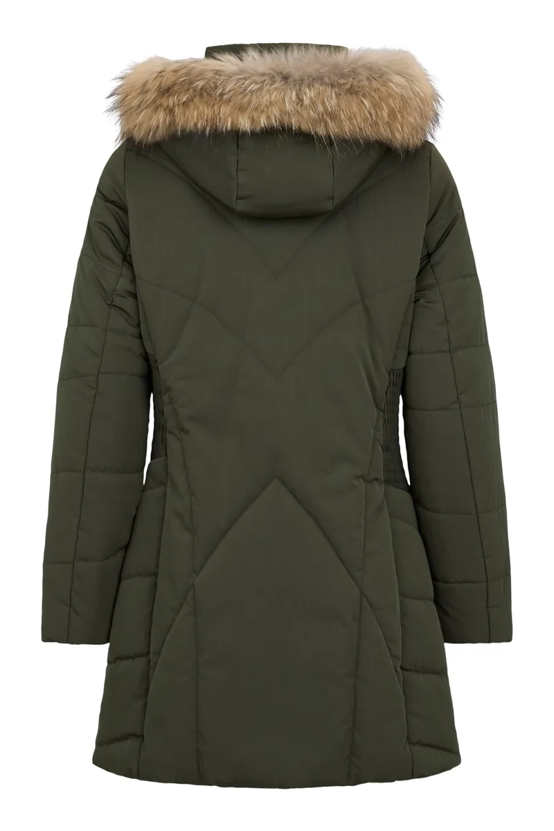 Veste avec fourrure véritable Frandsen — dos