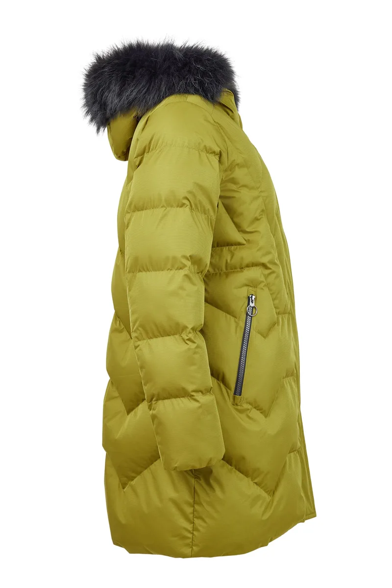 Veste avec fourrure véritable Frandsen — détail