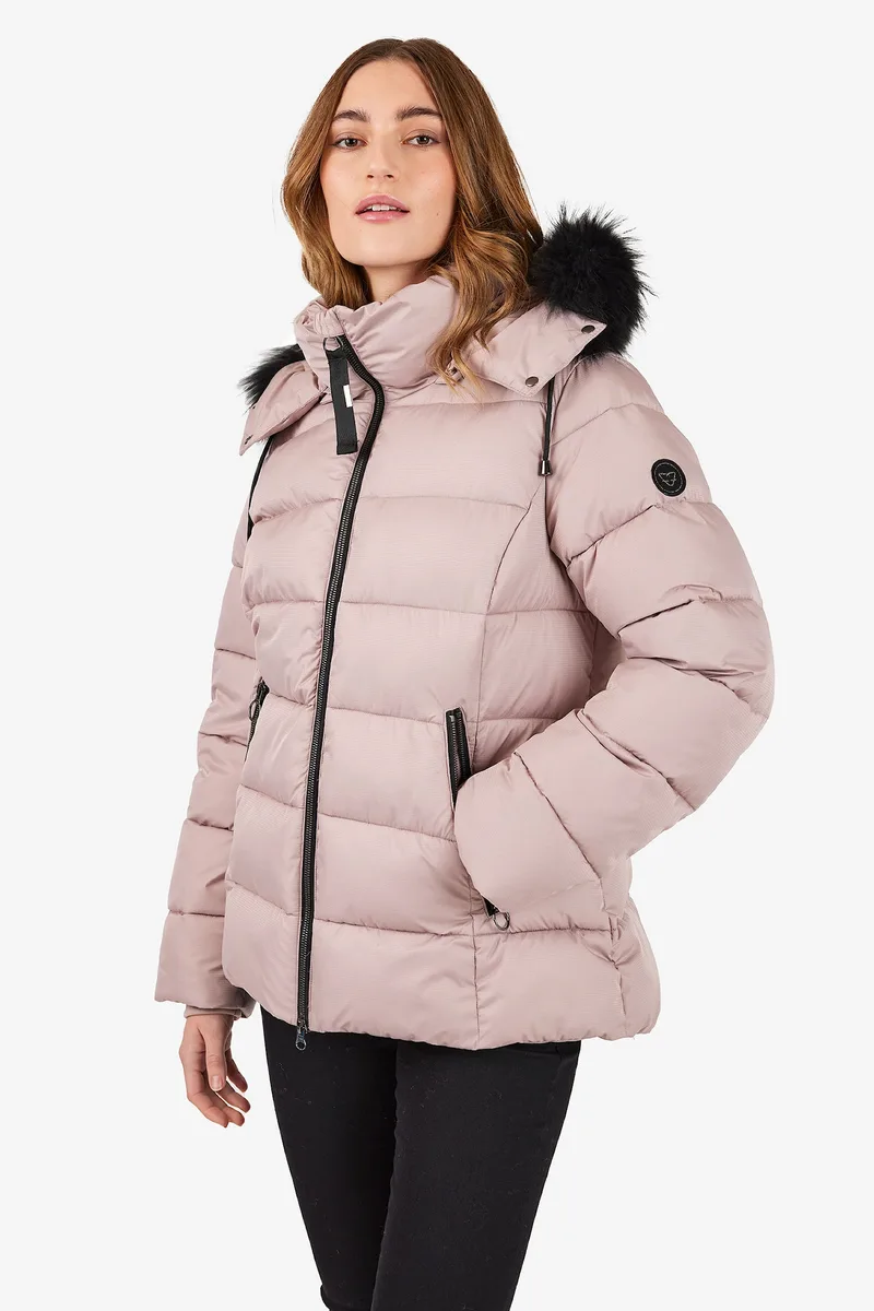 Veste avec fourrure véritable Frandsen — détail