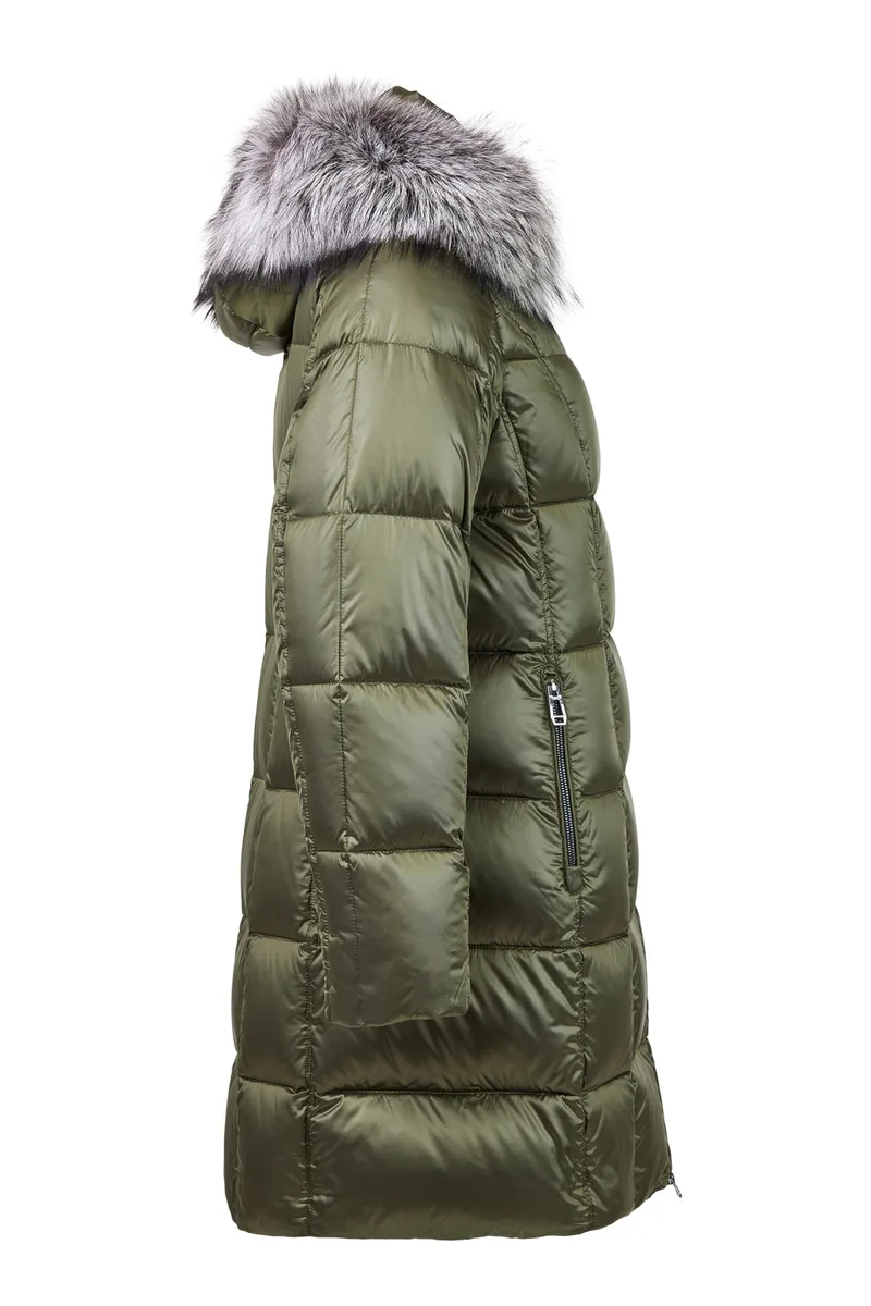 Doudoune avec fourrure véritable Frandsen — détail
