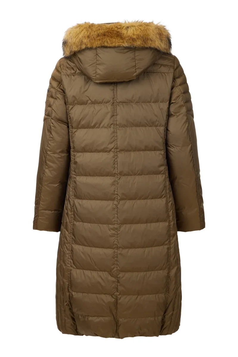 Manteau avec fourrure véritable Normann — dos