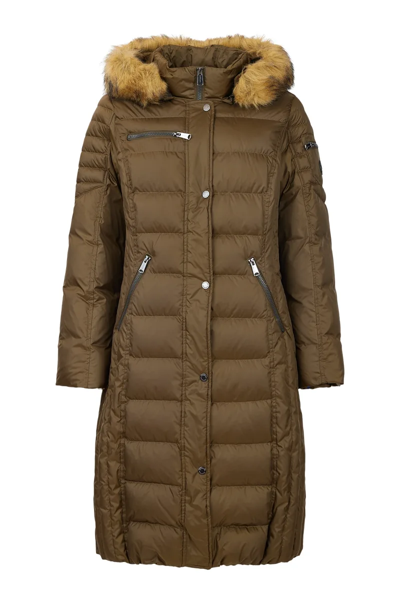 Manteau avec fourrure véritable Normann — devant