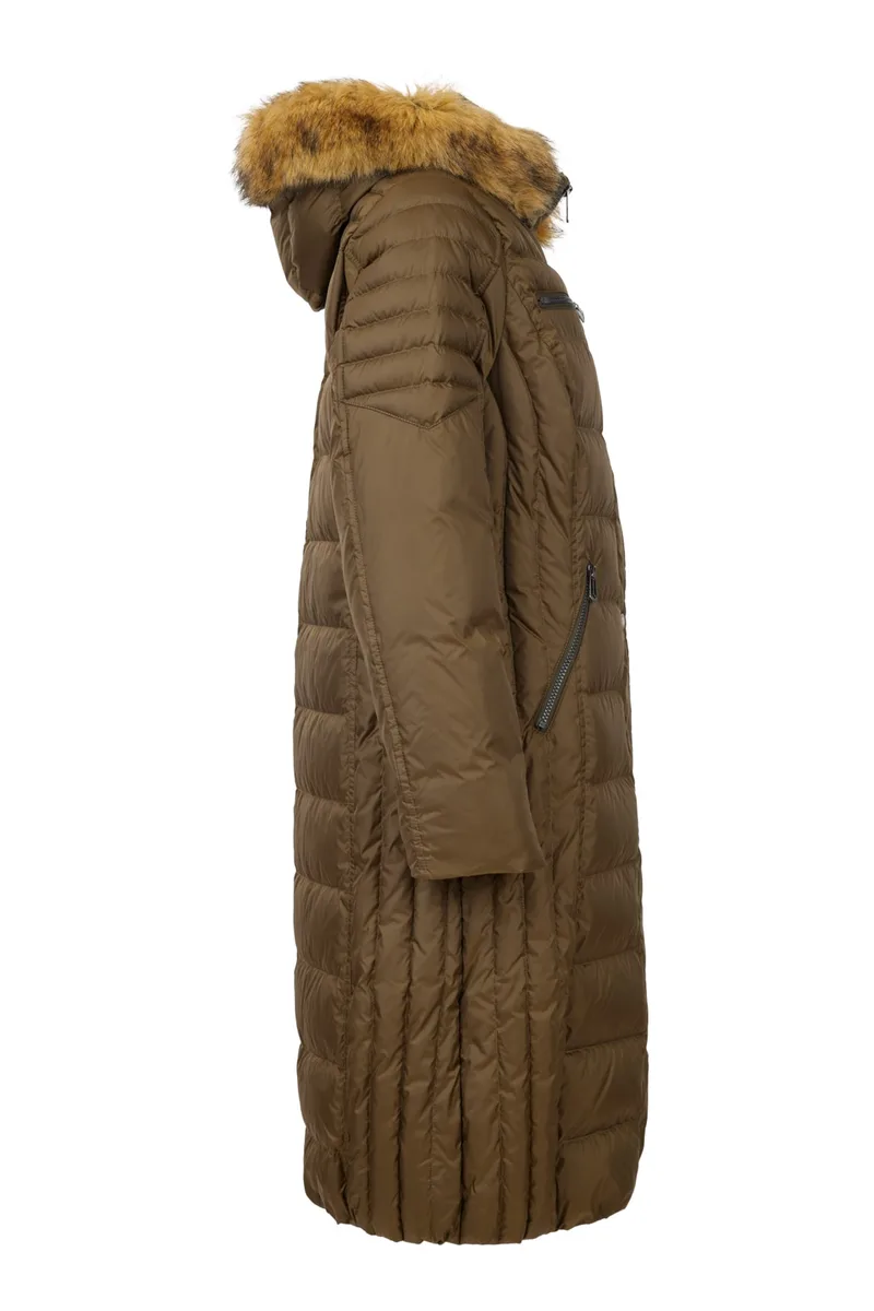 Manteau avec fourrure véritable Normann — détail
