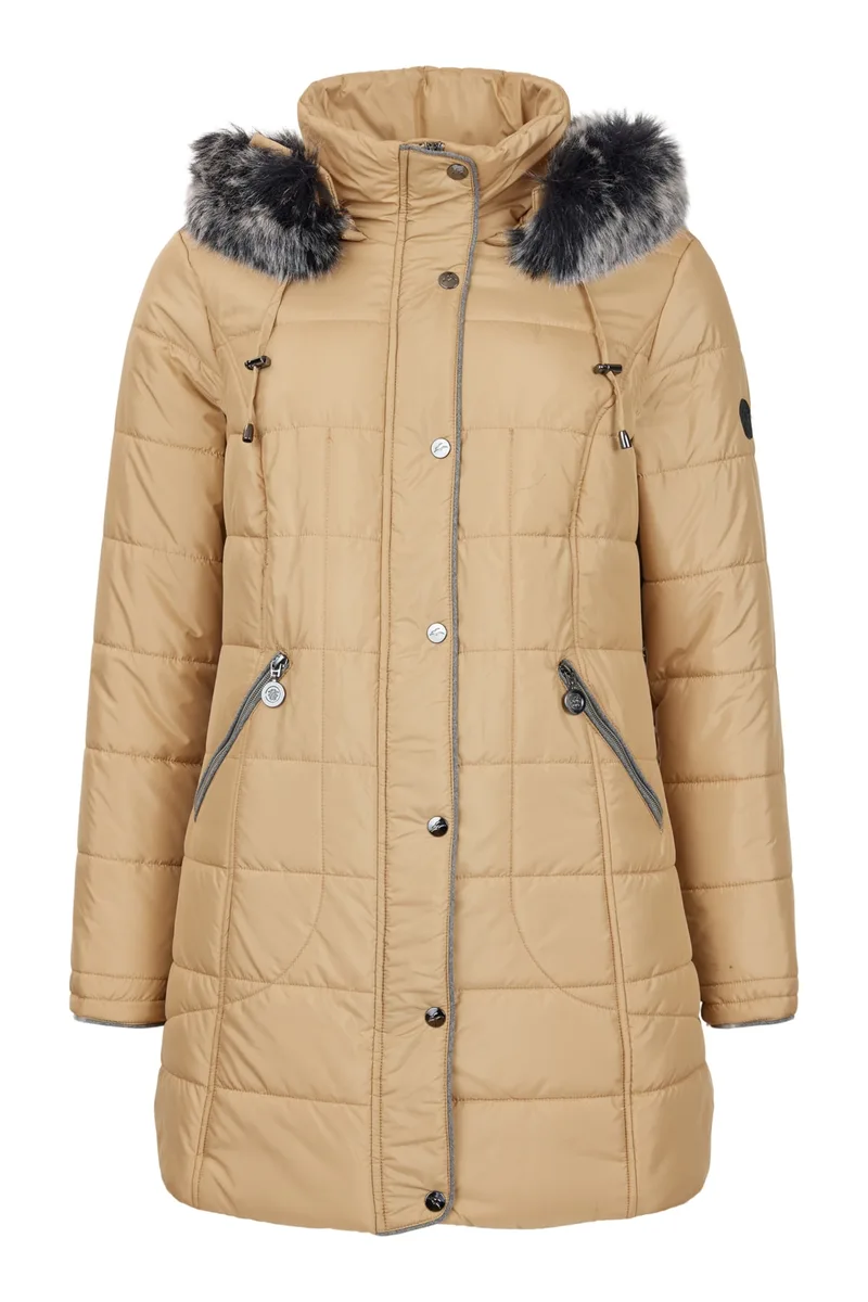 Veste avec fausse fourrure Normann — devant