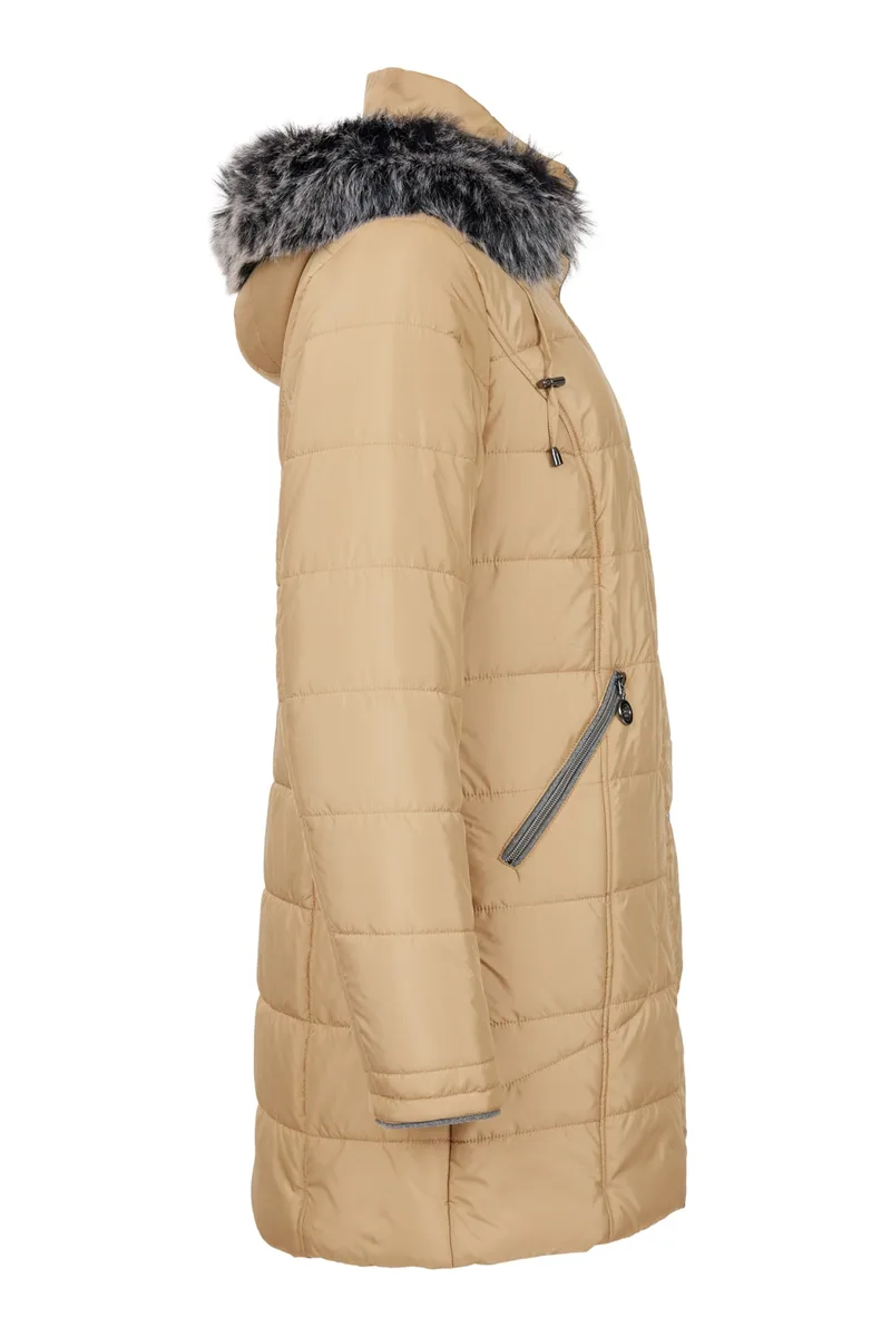 Veste avec fausse fourrure Normann — détail