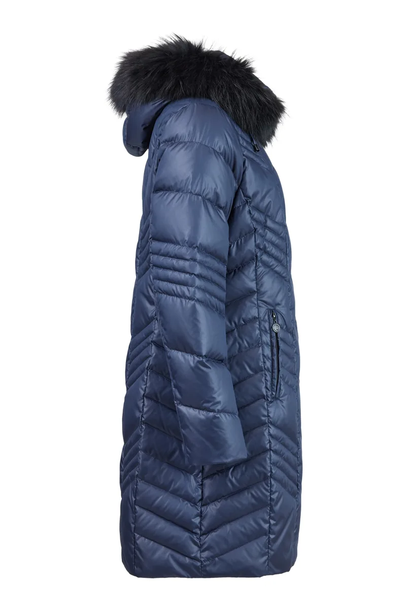 Veste avec fourrure véritable Normann — détail