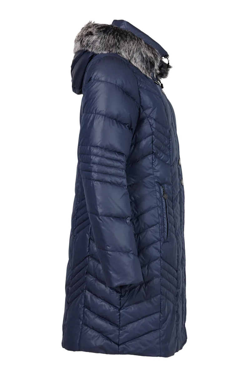 Veste avec fausse fourrure Normann — détail