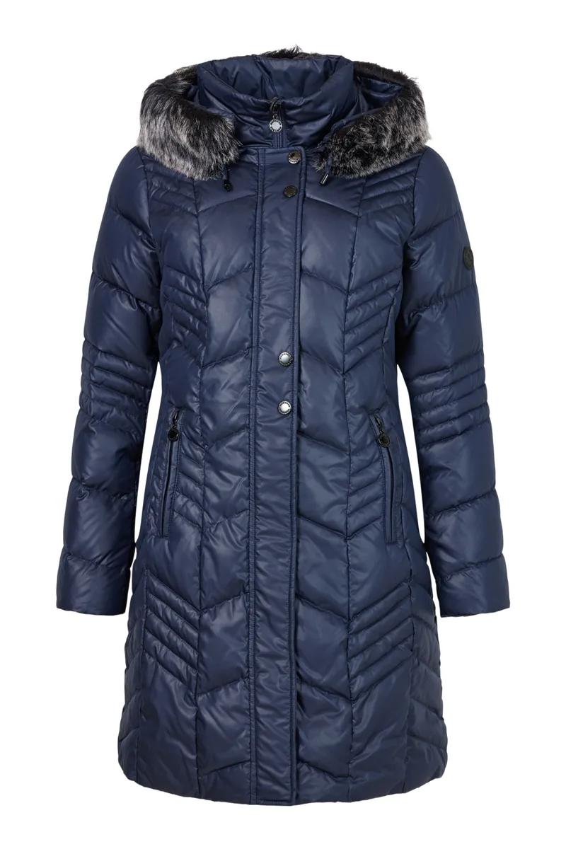 Veste avec fausse fourrure Normann — devant