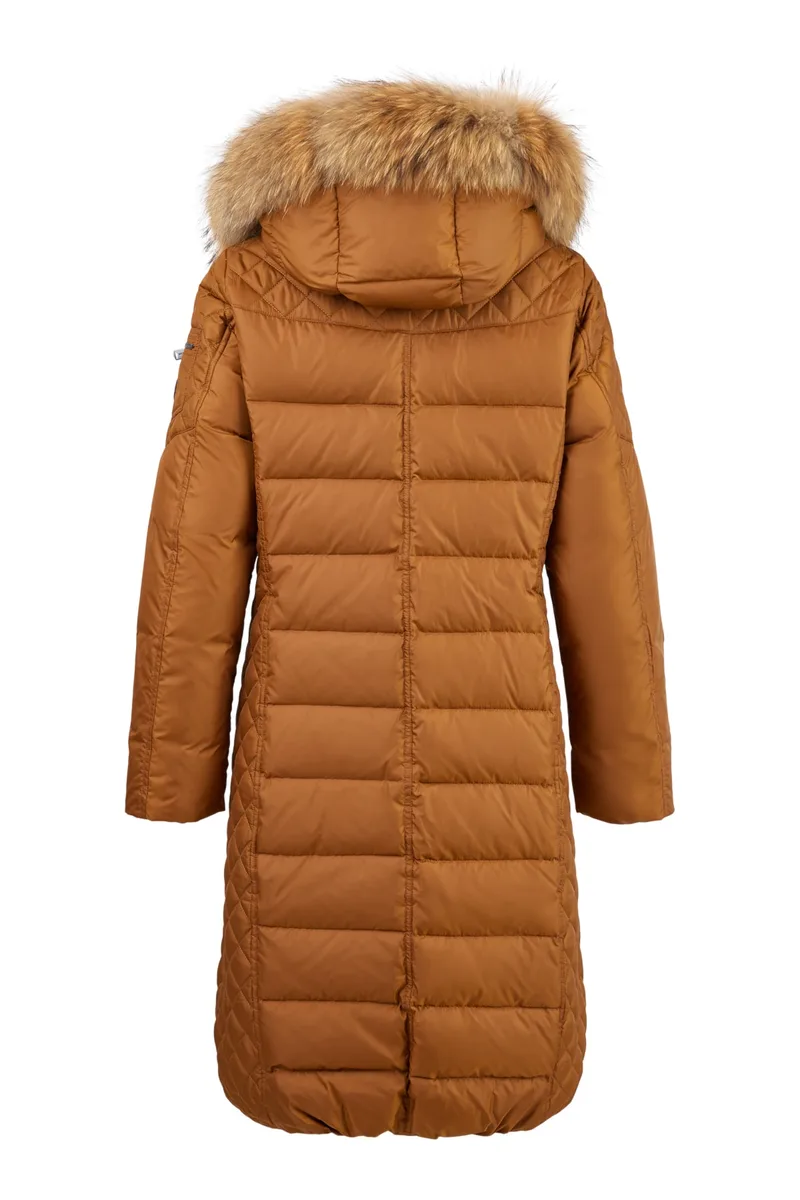 Manteau avec fourrure véritable Normann — dos