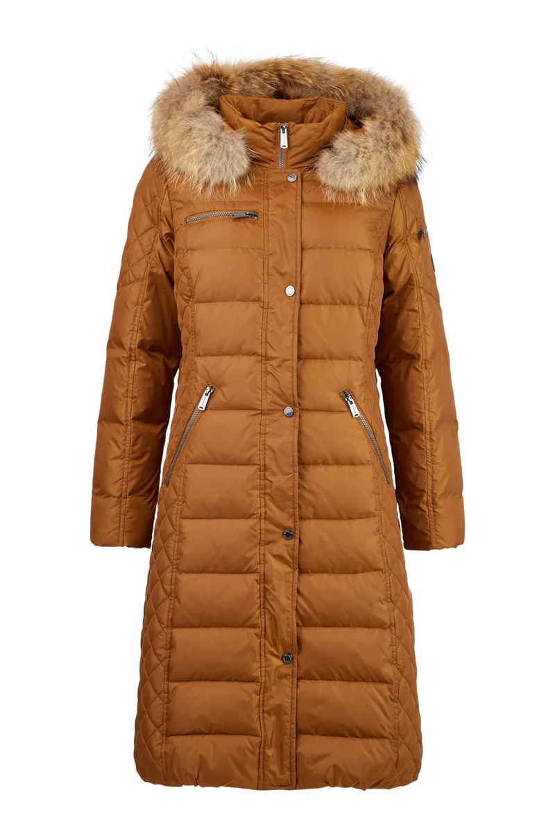 Manteau avec fourrure véritable Normann — devant