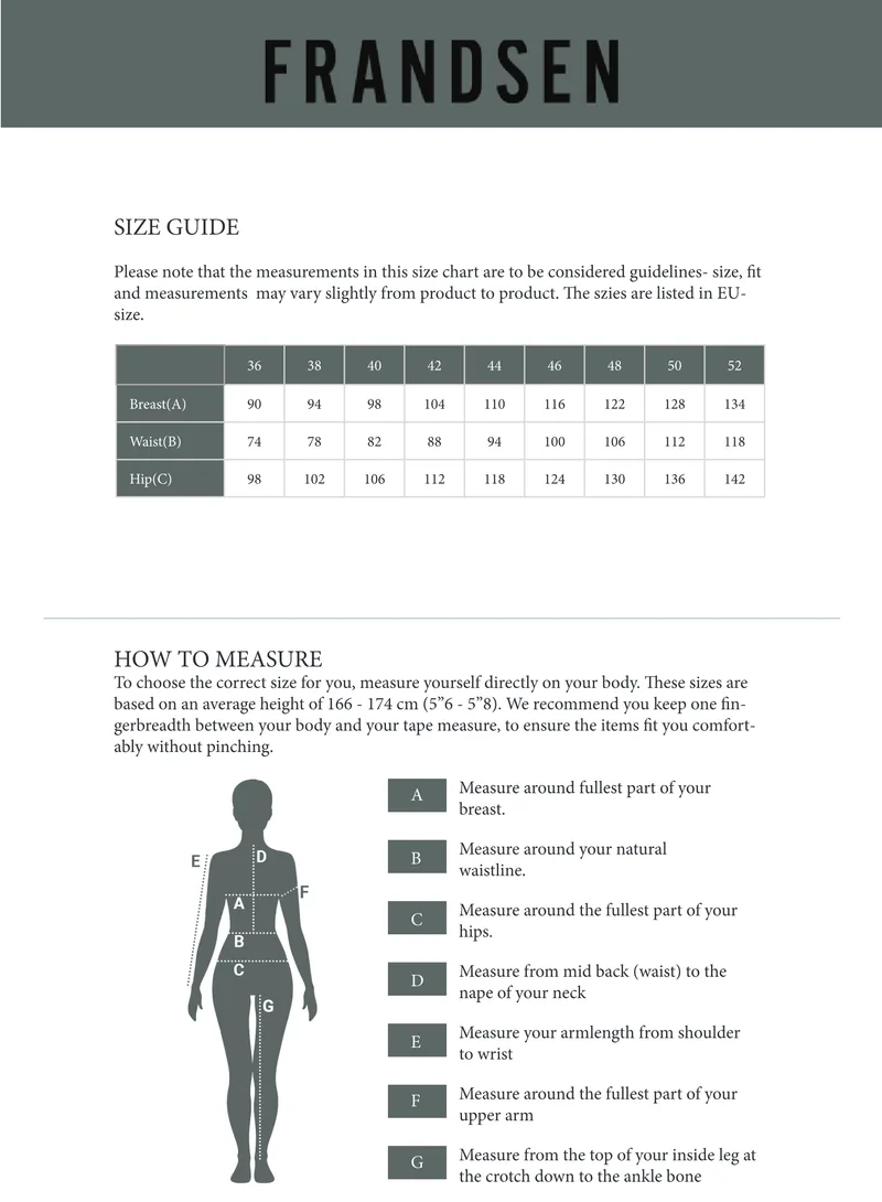 Guide des tailles
