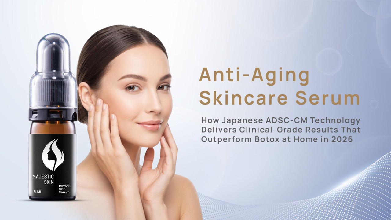 Anti-Aging Skincare Serum: How Japanese ADSC-CM Technology Delivers Clinical-Grade Results That Outperform Botox at Home in 2026