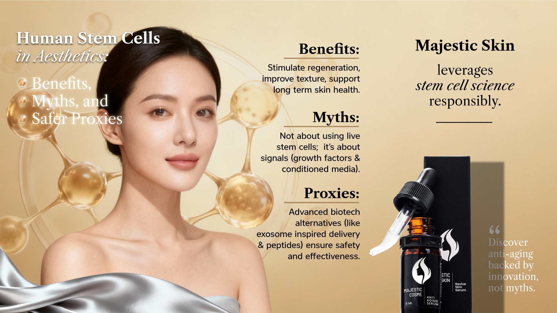 Human Stem Cells in Aesthetics: Benefits, Myths, and Safer Proxies