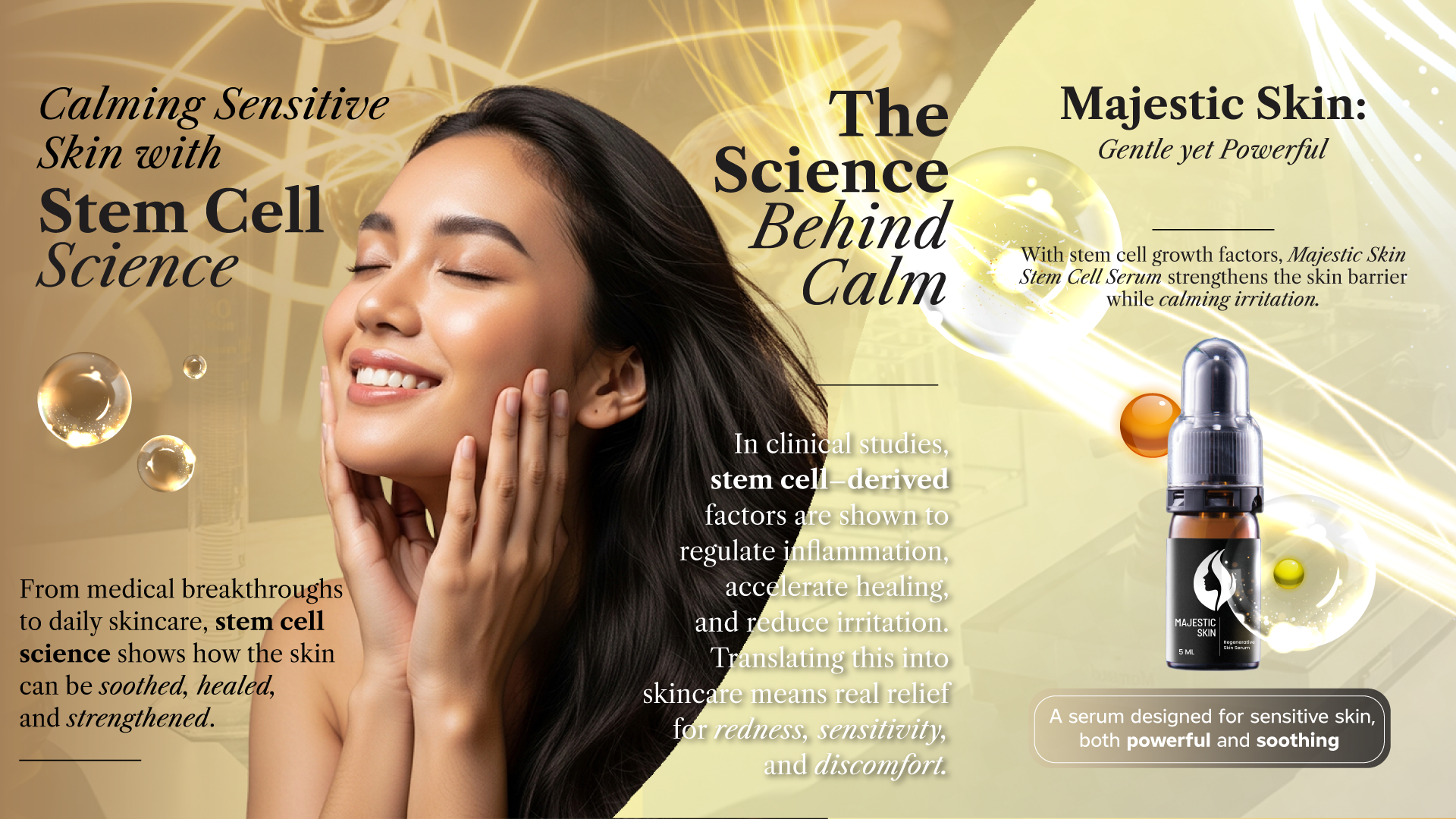 Calming Sensitive Skin with Stem Cell Science: The Intersection of Therapeutic Research and Cosmetic Innovation