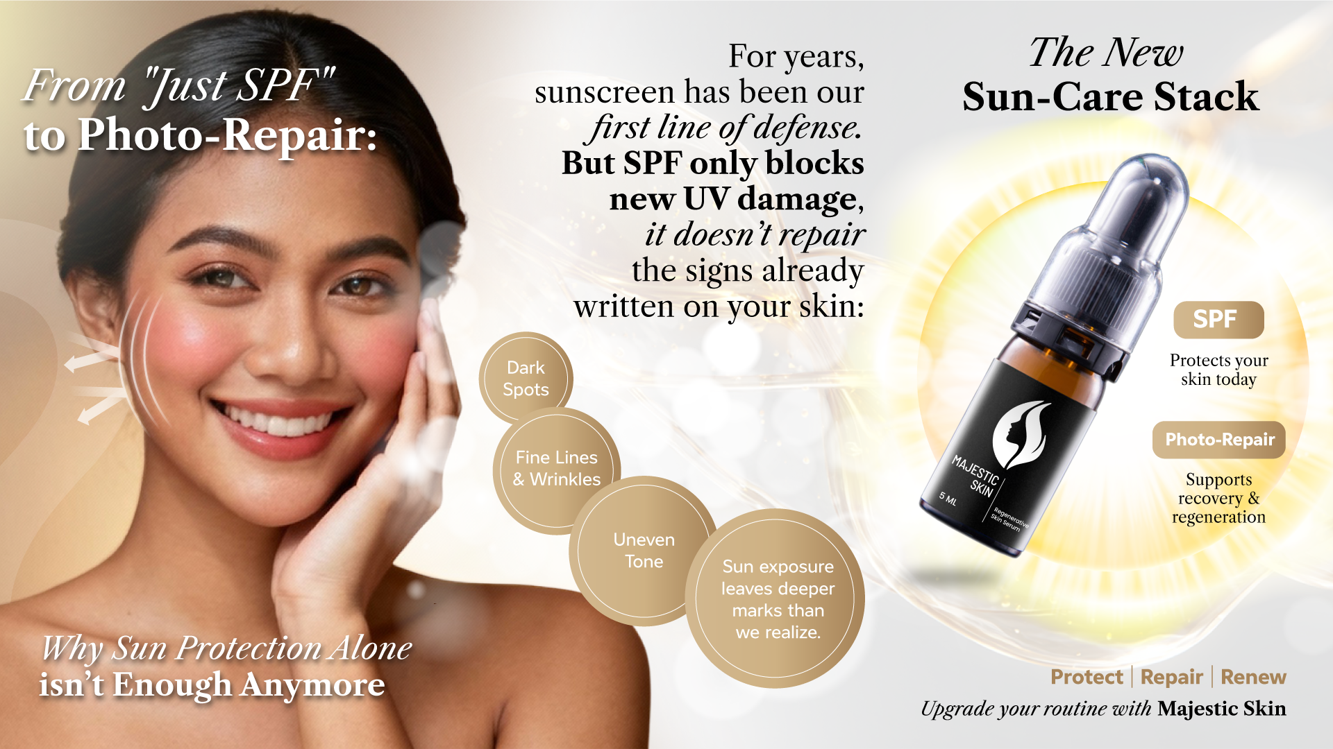Just SPF” to Photo-Repair: The New Sun-Care Stack