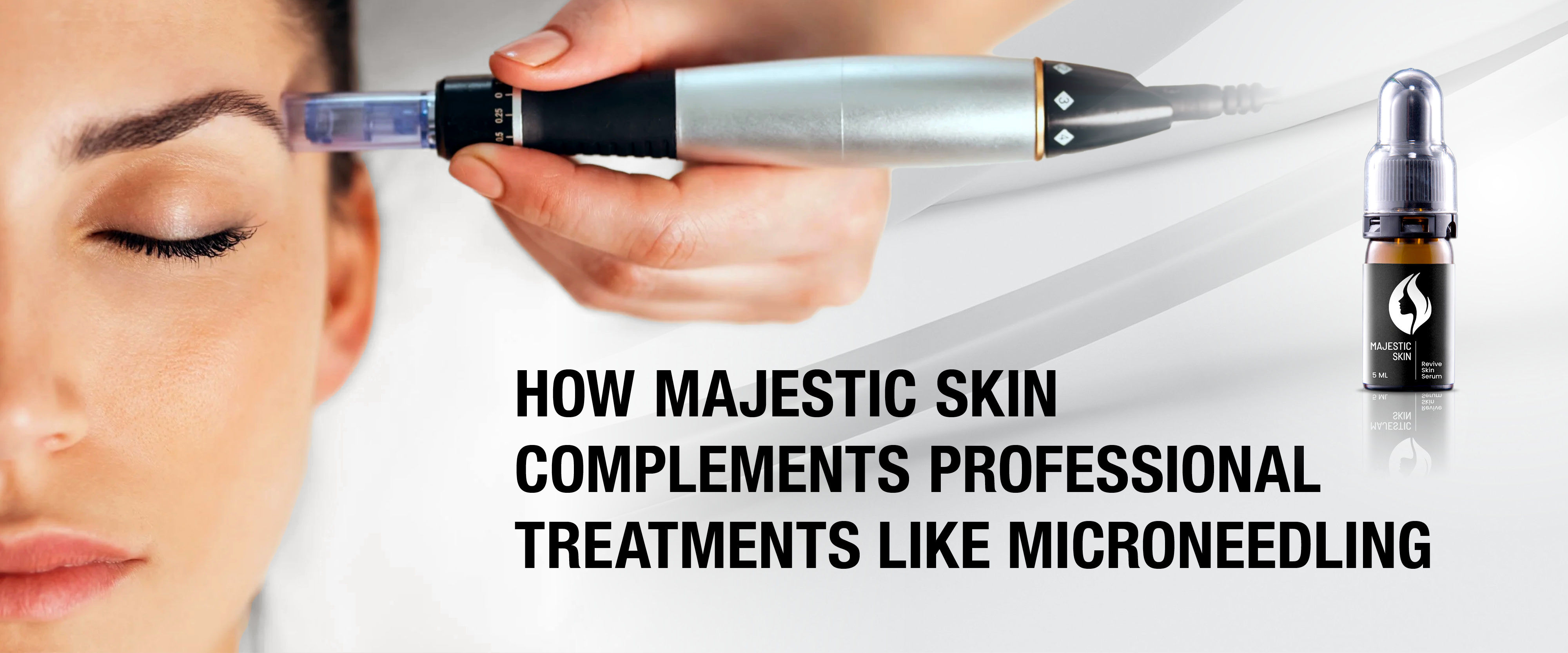 How Majestic Skin Complements Professional Treatments Like Microneedling