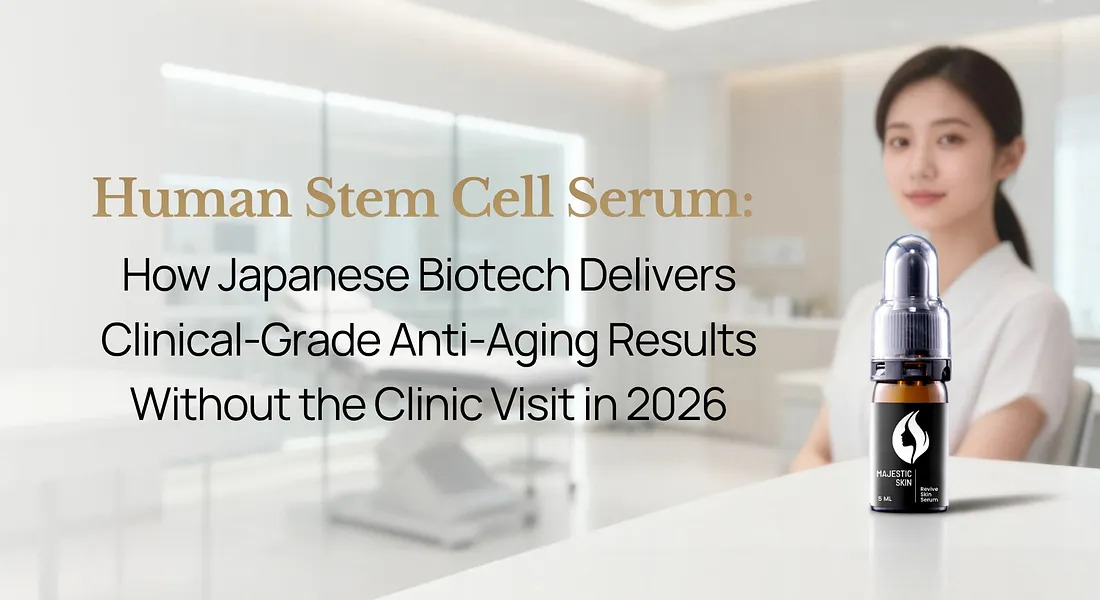 Human Stem Cell Serum: How Japanese Biotech Delivers Clinical-Grade Anti-Aging Results Without the Clinic Visit in 2026