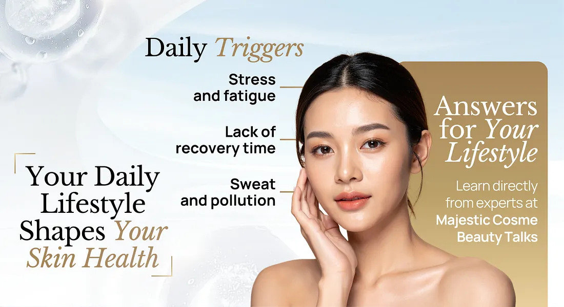 How daily lifestyle shapes your skin health explained by Majestic Cosme dermatology experts