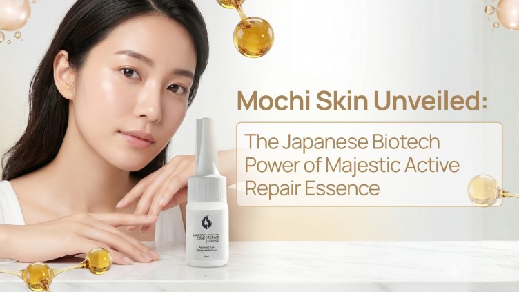 Mochi Skin Unveiled: The Japanese Biotech Power of Majestic Active Repair Essence