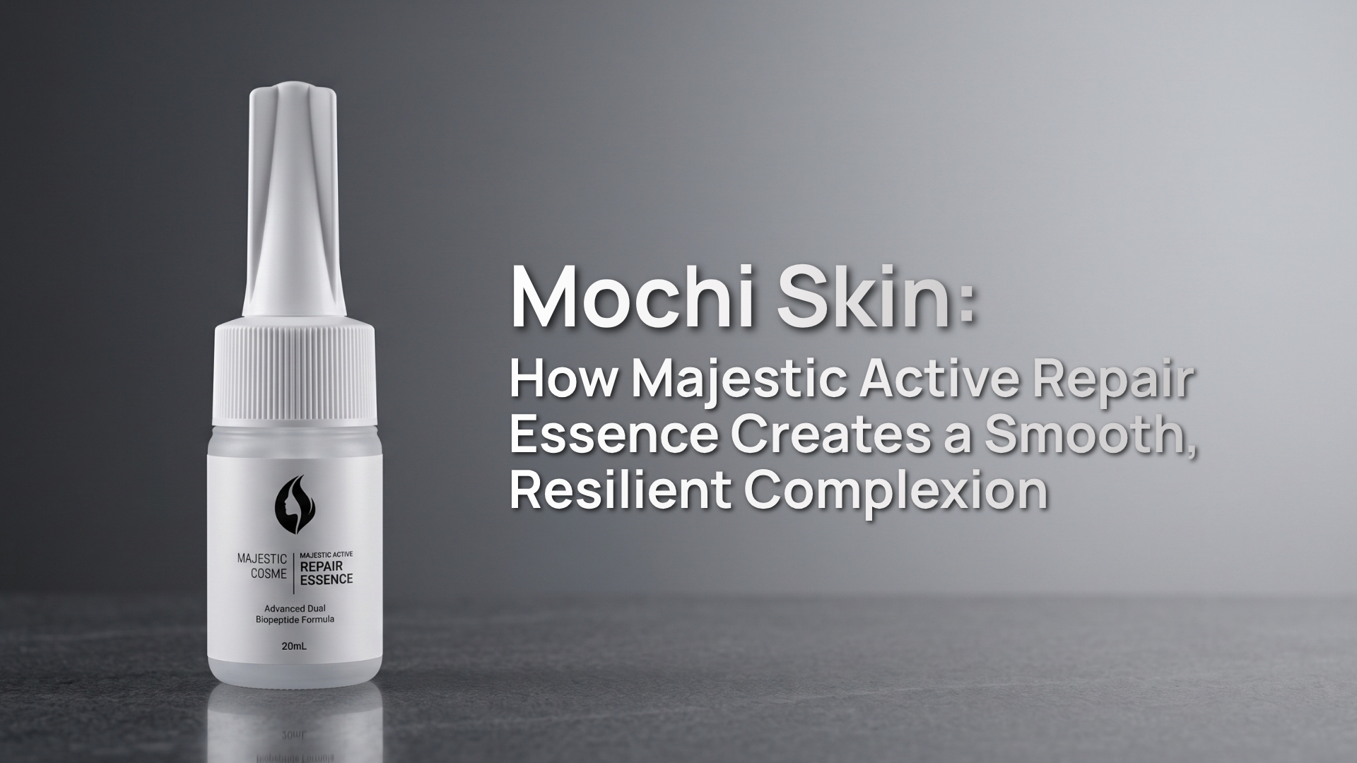 Mochi Skin: How Majestic Active Repair Essence Creates a Smooth, Resilient Complexion