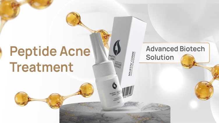 Majestic Active Repair Essence dual biopeptide serum for peptide acne treatment and post-acne mark prevention