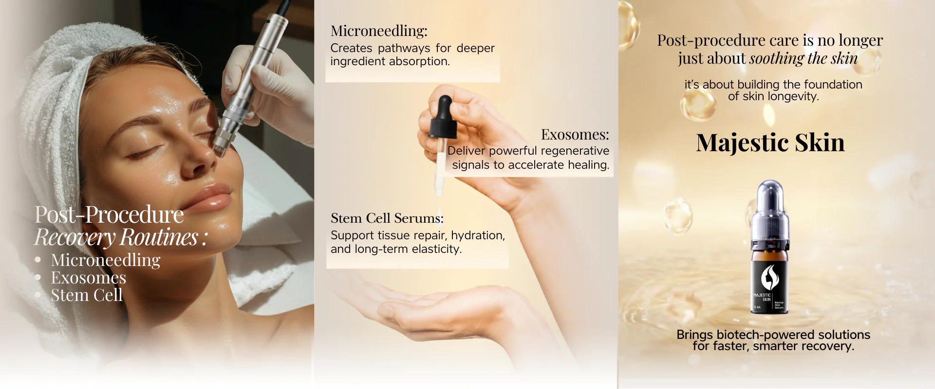 Post-Procedure Recovery Routines: Microneedling, Exosomes, and Stem Cell Serums