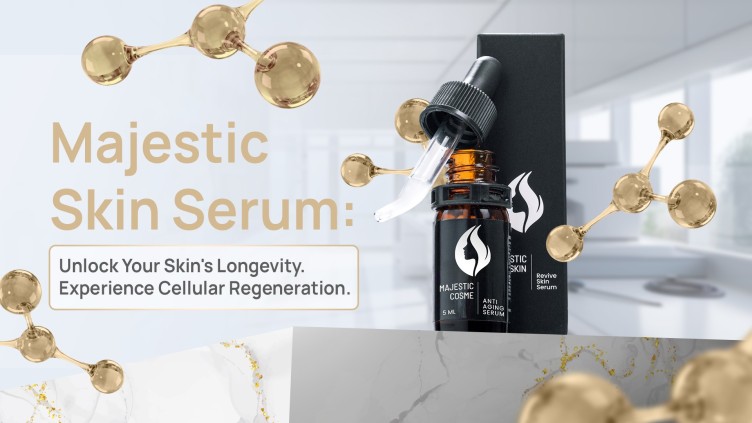 Majestic Skin serum 20% ADSC-CM with Liposome Technology supporting cellular regeneration and skin longevity through 150+ active growth factors