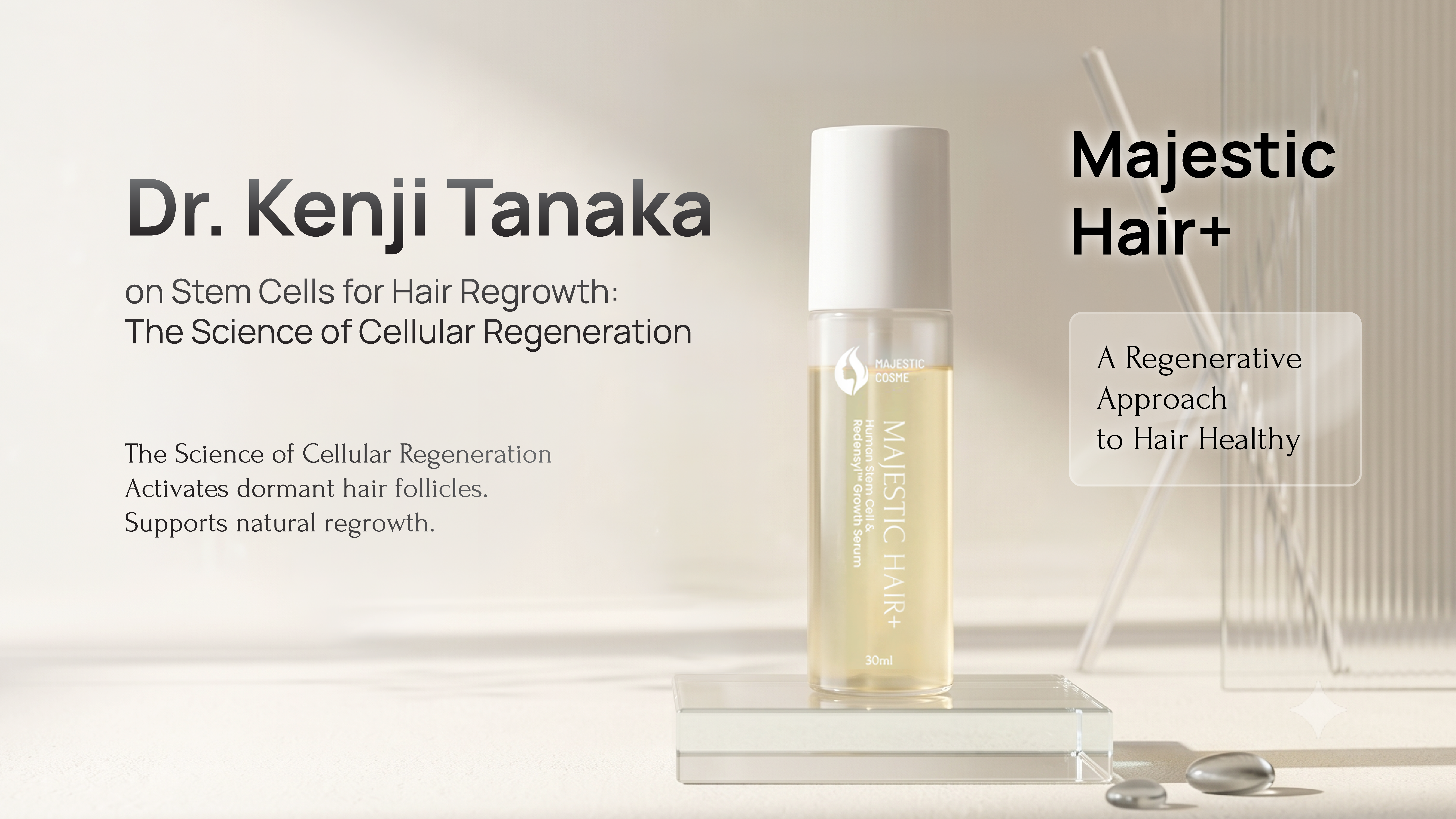 Dr. Kenji Tanaka on Stem Cells for Hair Regrowth: The Science of Cellular Regeneration