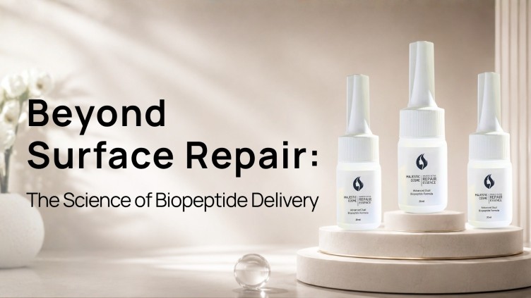 Beyond Surface Repair: The Science of Synergistic Biopeptide Delivery in Majestic Active Repair Essence