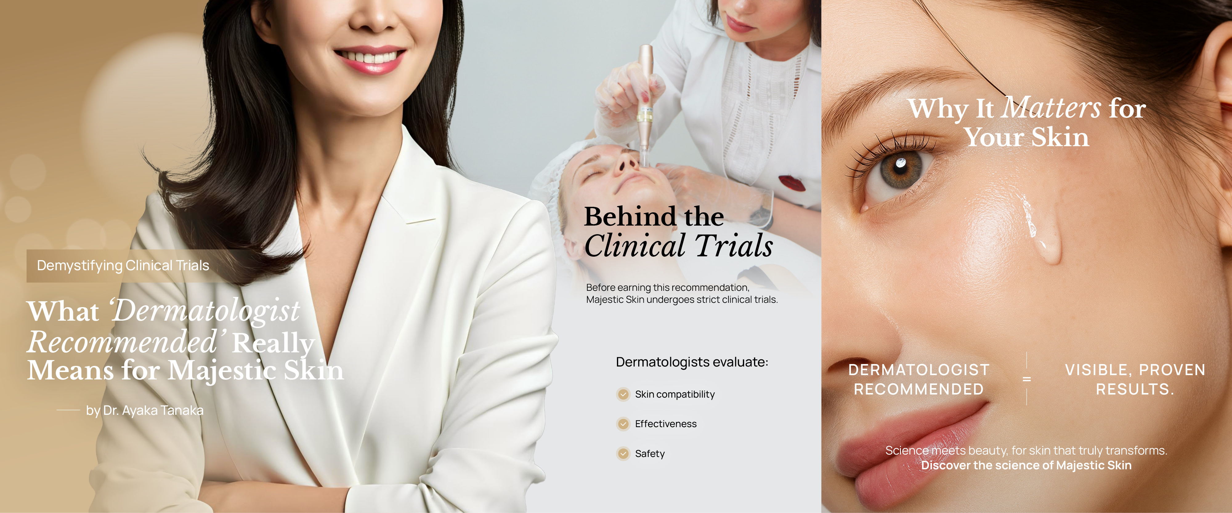 Demystifying Clinical Trials: What 'Dermatologist Recommended' Really Means for Majestic Skin