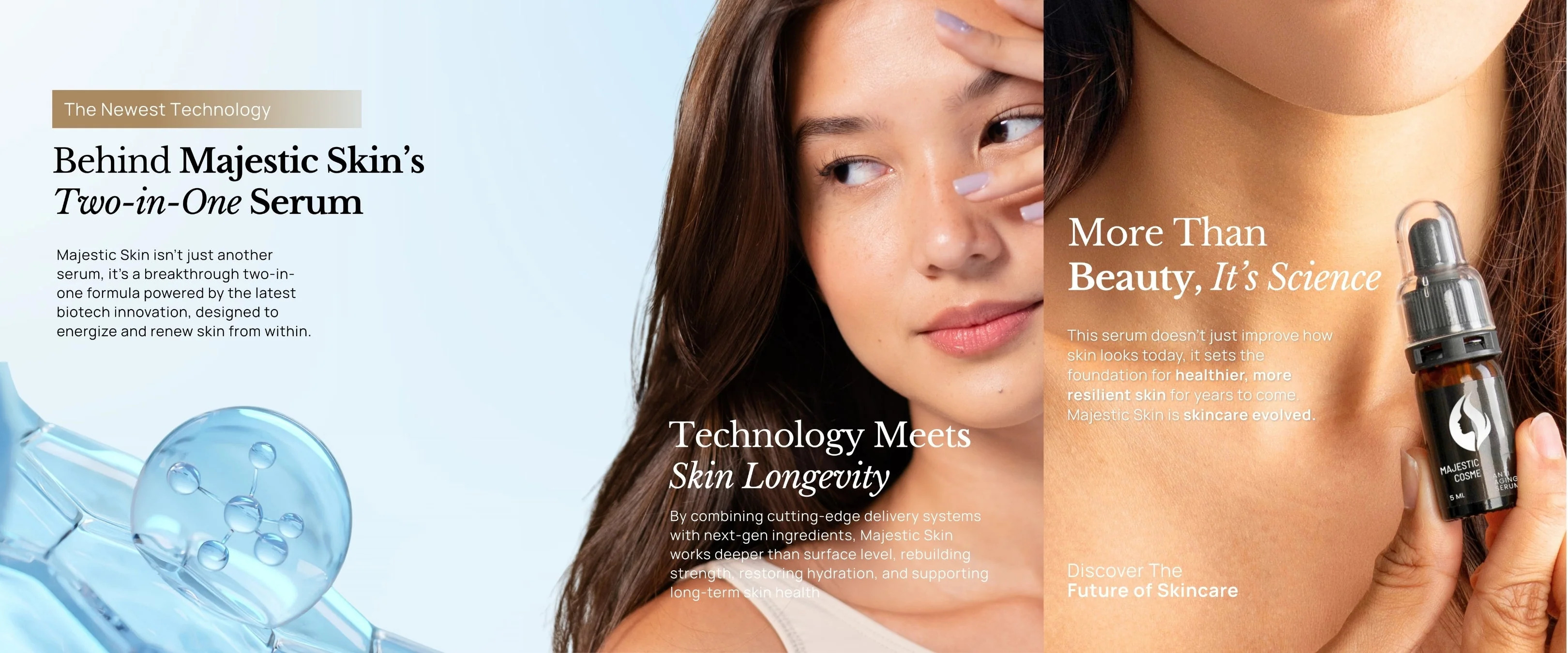 The Newest Technology Behind Majestic Skin’s Two-in-One Serum