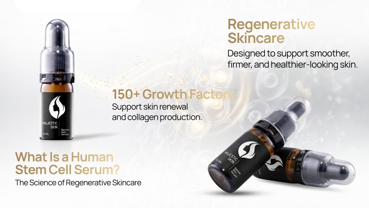 What Is a Human Stem Cell Serum? The Science Behind Regenerative Skincare