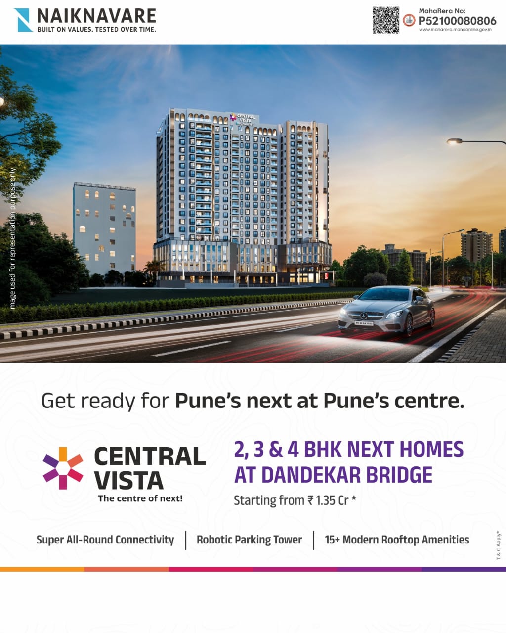 Naiknavare Central Vista by Naiknavare Developers New Launch Sadashiv Peth, Pune project view 2 - Official site construction update or visual rendering