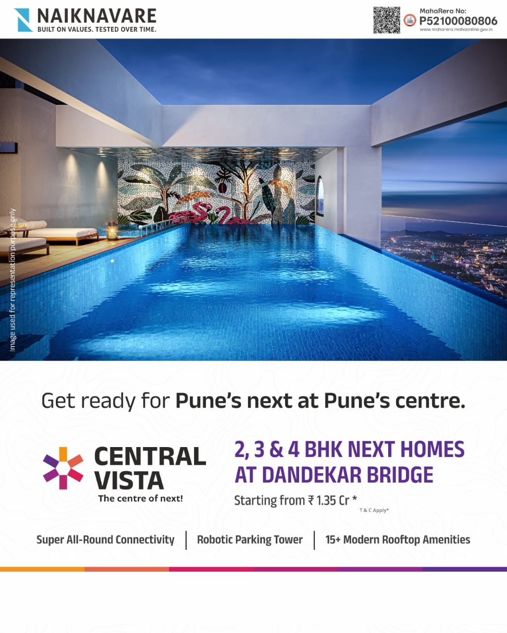 Naiknavare Central Vista by Naiknavare Developers New Launch Sadashiv Peth, Pune project view 1 - Official site construction update or visual rendering