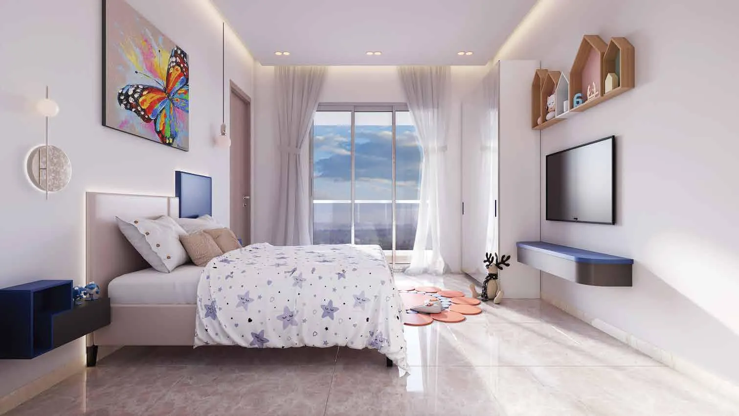 Ganga Avanta by Goel Ganga Developments Magarpatta, Pune Project View 4 Ganga Avanta by Goel Ganga Developments Magarpatta, Pune project view 4 - Official site construction update or visual rendering