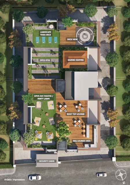 Aura Divine by Ranawat Group  Salisbury Park project view 2 - Official site construction update or visual rendering