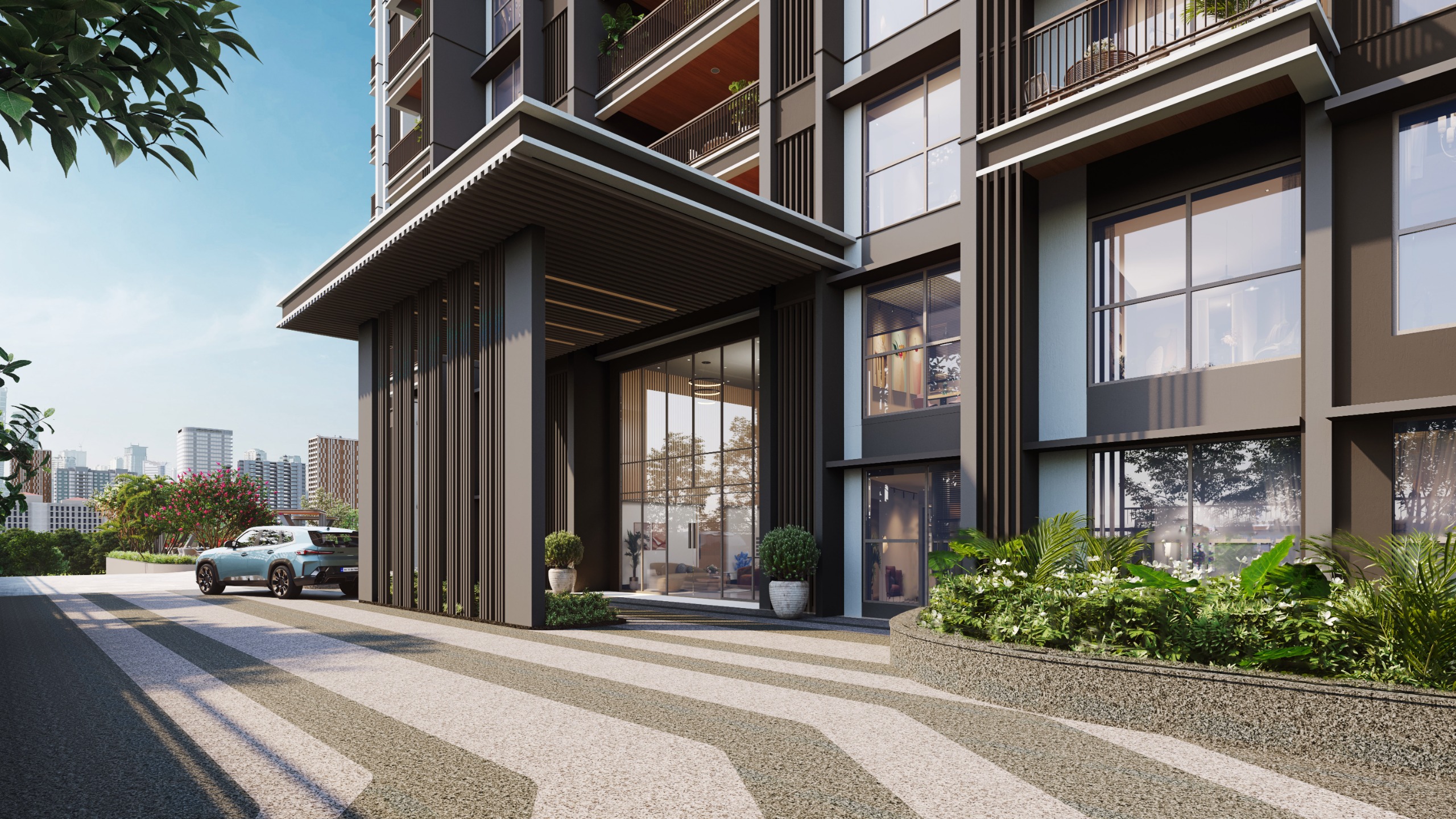 Raheja Aurum by Raheja Developers  NIBM, Pune project view 6 - Official site construction update or visual rendering