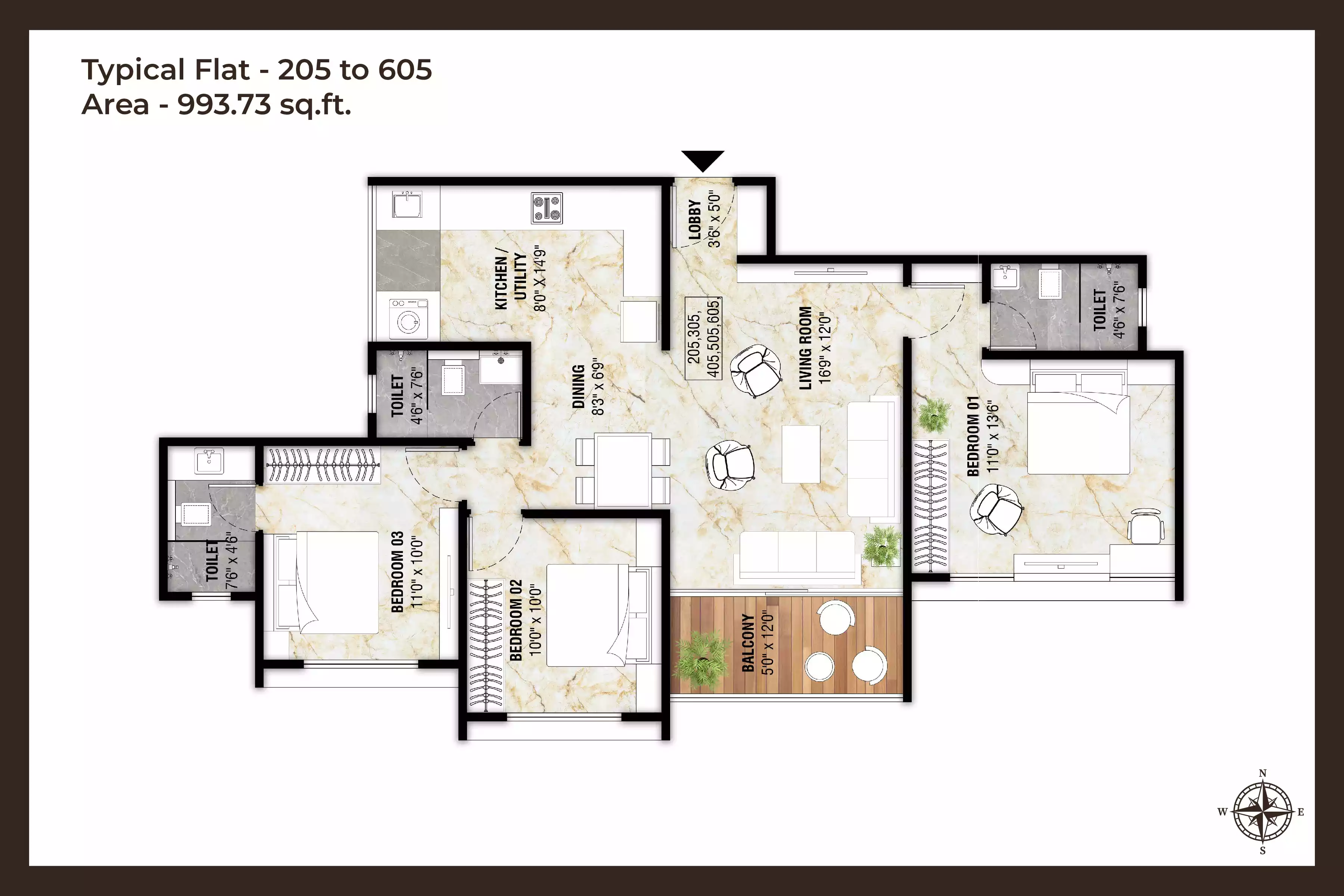 New Kaveri by Kundan spaces  Near Vanaz, kothrud 2 BHK configuration floor plan layout showing carpet area of 672