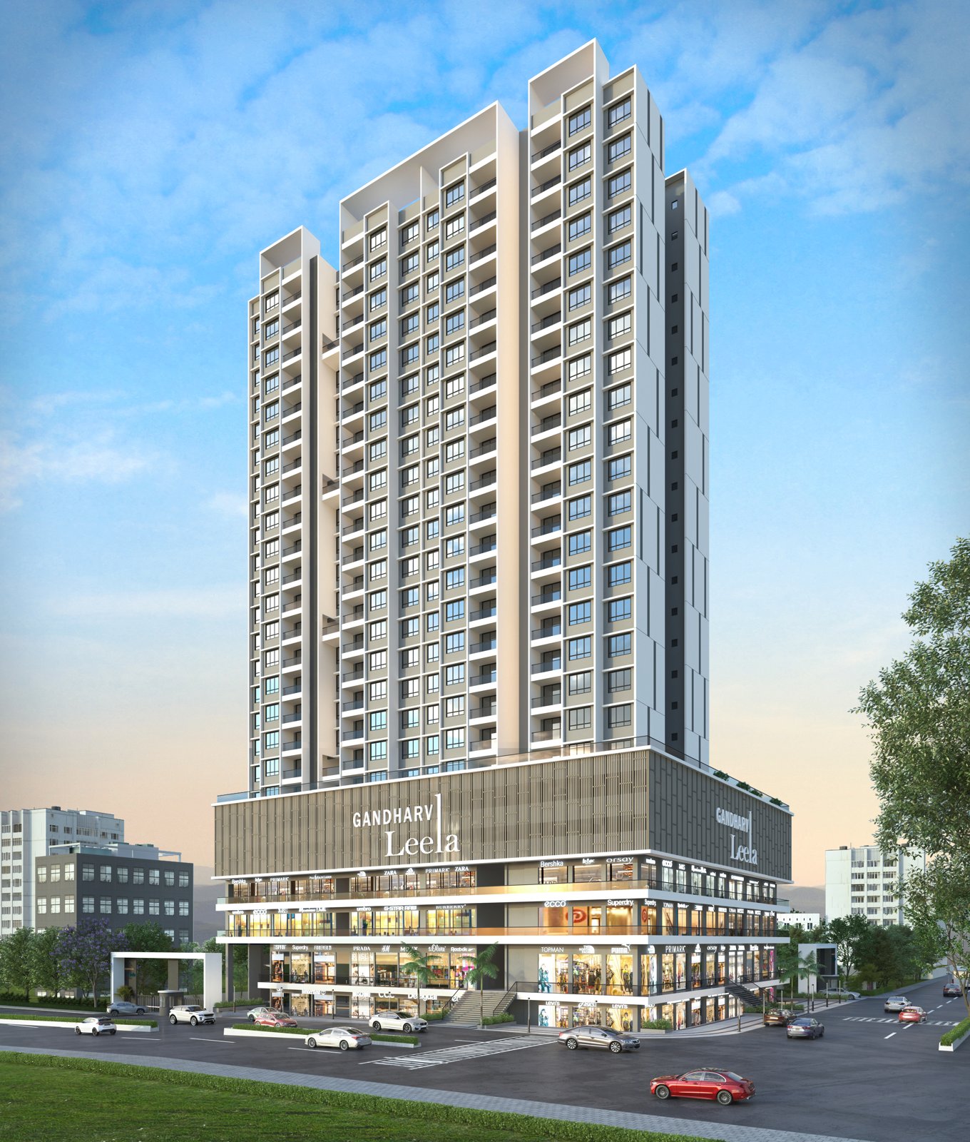 Gandharv Leela by Gandharv Developers by Gandharv Developers New Launch Mahadev Nagar, Hadapsar project view 1 - Official site construction update or visual rendering