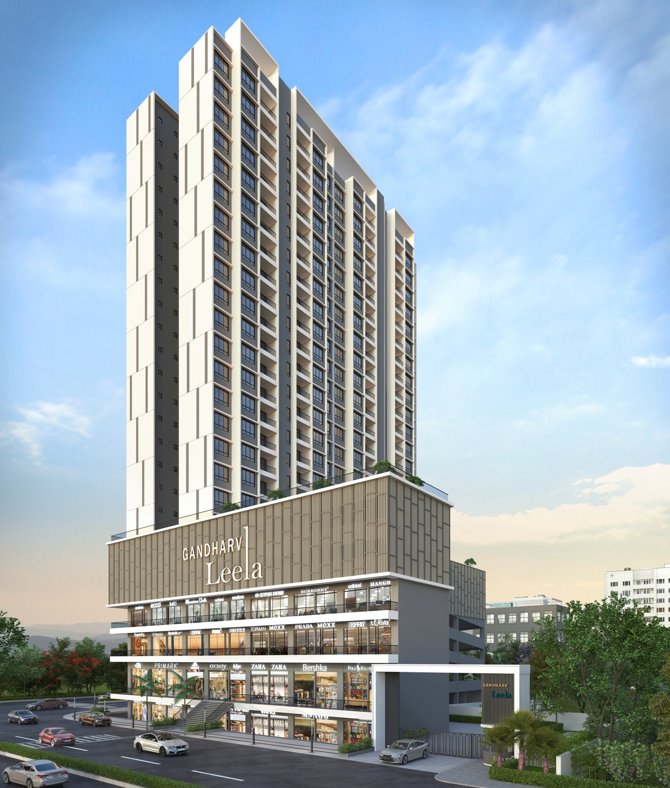 Gandharv Leela by Gandharv Developers by Gandharv Developers New Launch Mahadev Nagar, Hadapsar project view 2 - Official site construction update or visual rendering