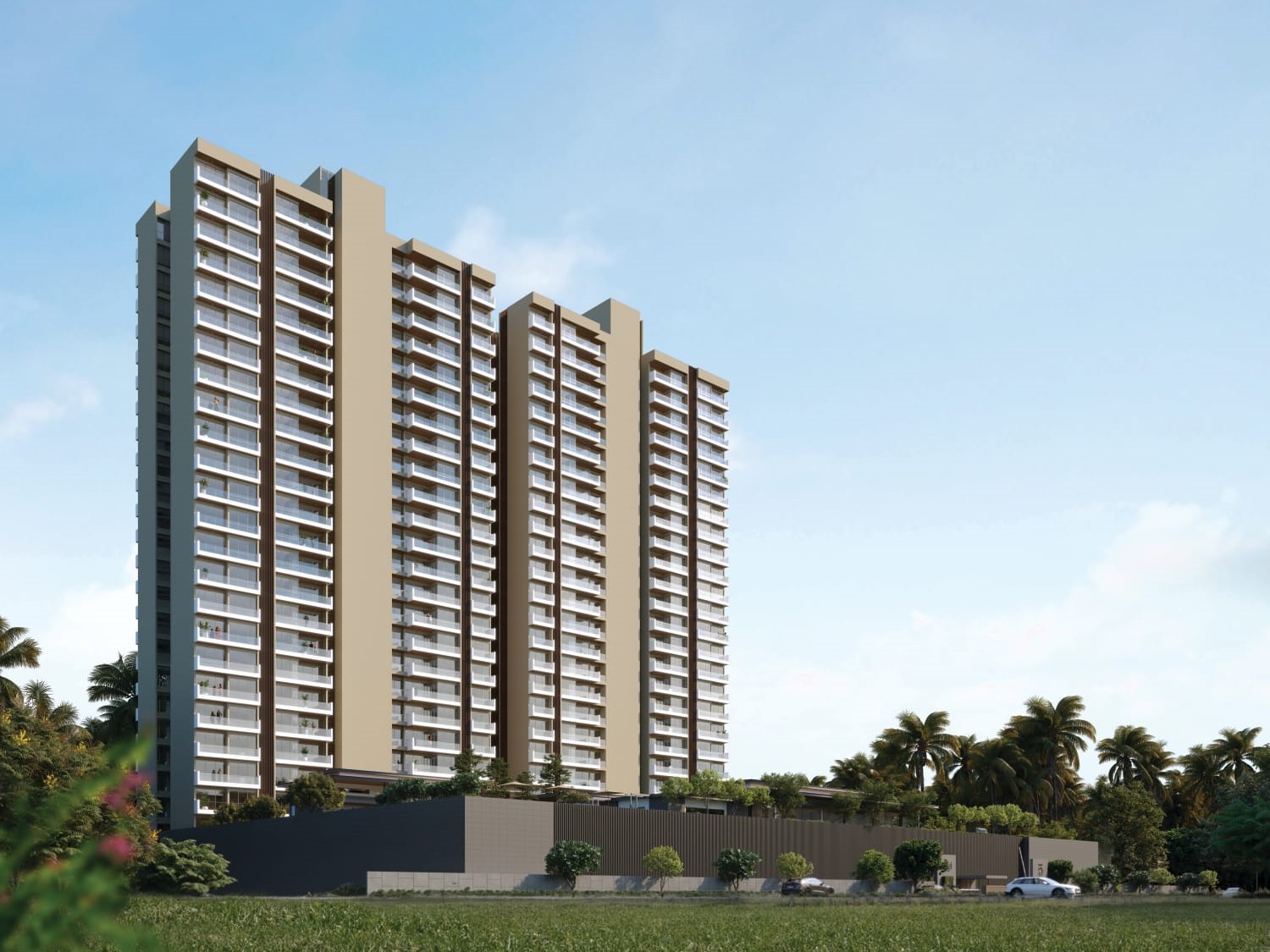 SKYi 5 Racecourse by Skyi Developers Sopan Baug, Pune Project View 4 SKYi 5 Racecourse by Skyi Developers Sopan Baug, Pune project view 4 - Official site construction update or visual rendering