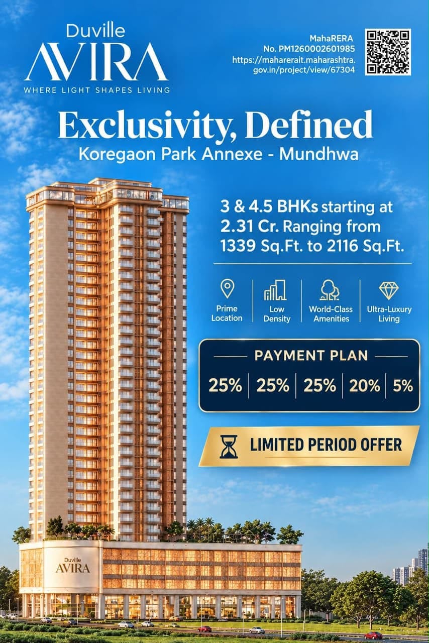 Duville Avira - Koregaon Park Annexe, Mundhwa, Pune.