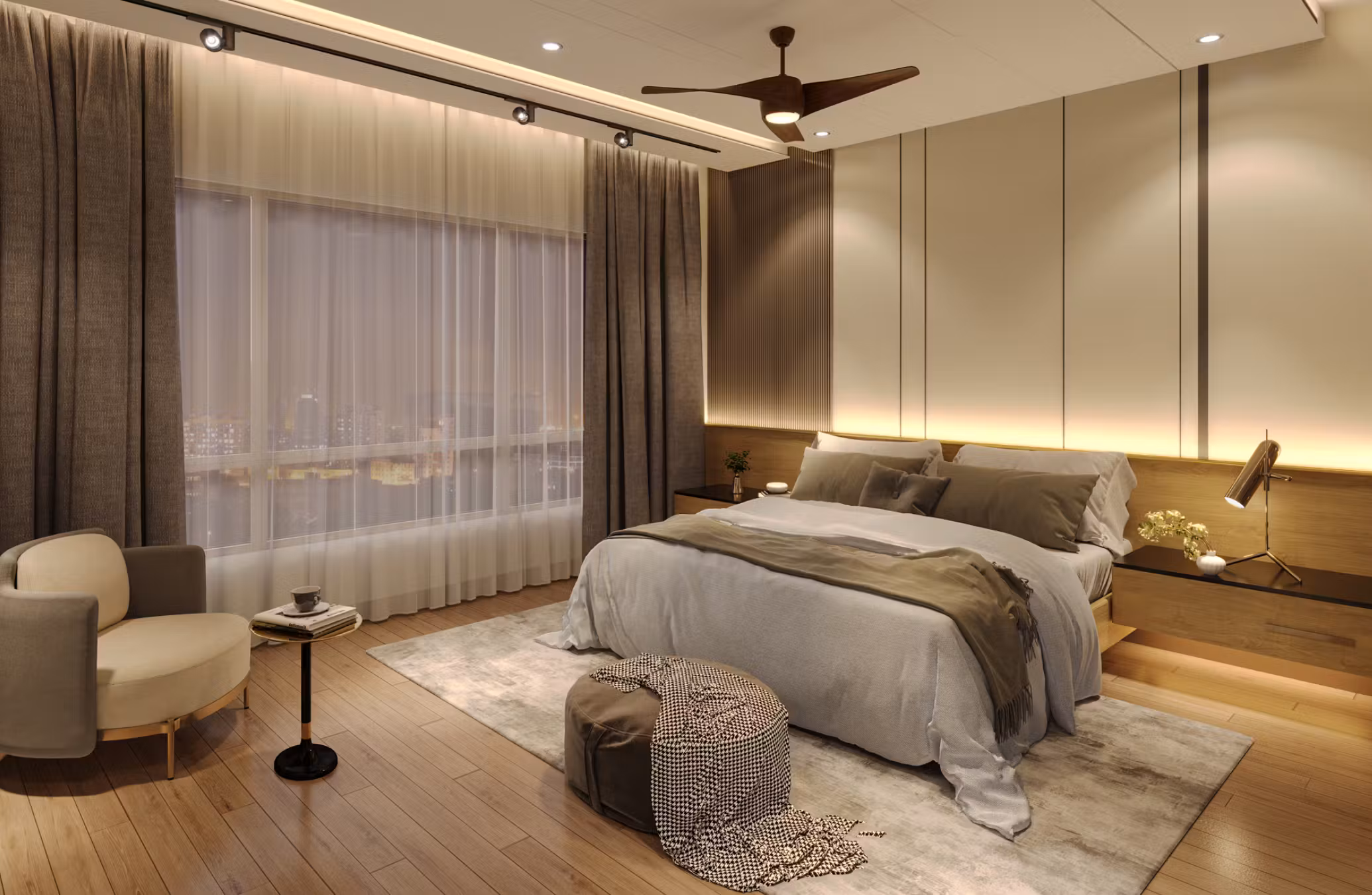 Bramha Hues of Sky Central Pune by BramhaCorp Ltd  Camp, Pune project view 1 - Official site construction update or visual rendering